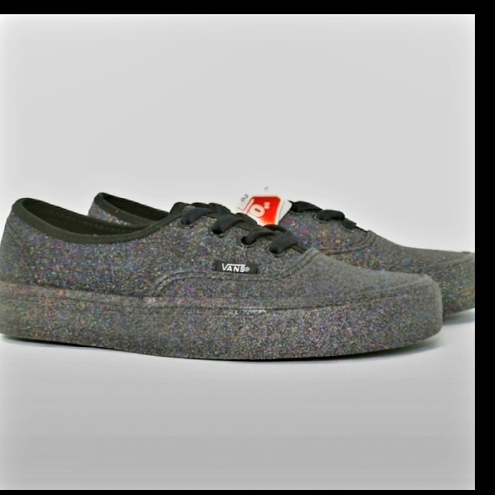 VANS Authentic Rainbow Glitter (Black) Women Shoe